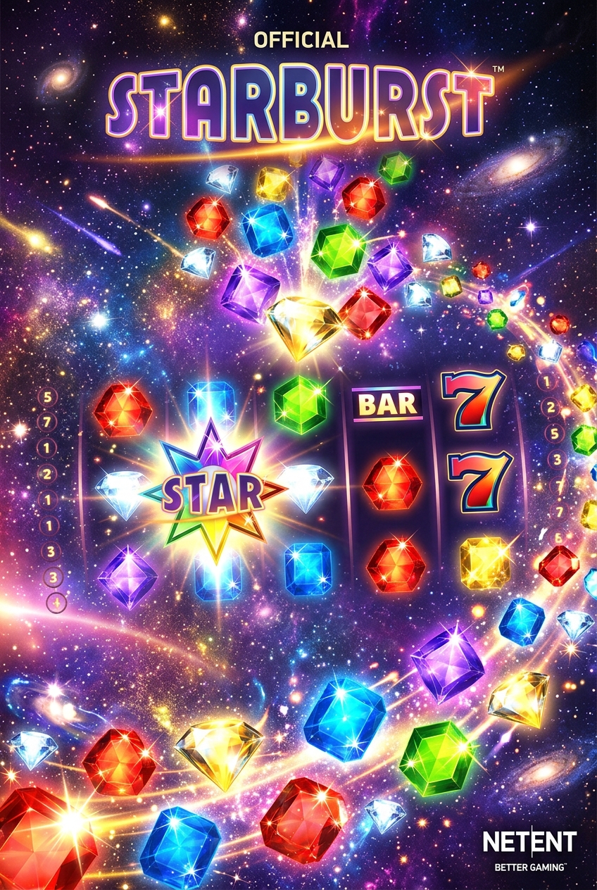 Starburst slot cover — expanding wilds both-ways NetEnt